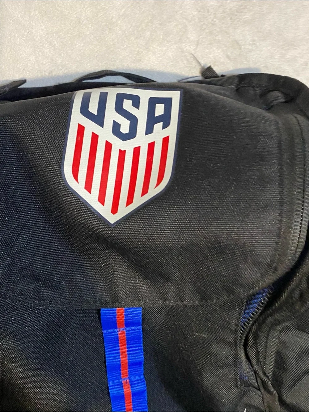 Nike FB Shield Allegiance Team USA Backpack Black Soccer Fútball Bag World Cup